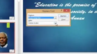 The Replace Fonts Command