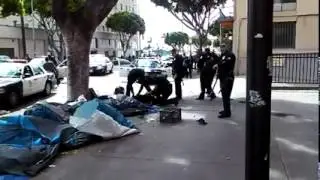LAPD murders Homeless man