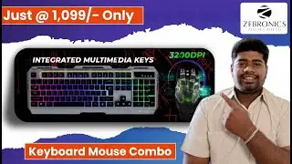 Unboxing Zebronics Transformer Keyboard | Gaming Keyboard and Mouse Combo