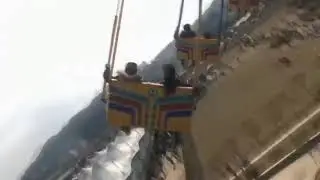 Шок! Авария на аттракционе в Китае! есть Жертвы!