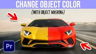 How To Change The Color Of Objects In Premiere Pro