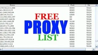 How To Get Proxy List And How To Check It For Free & Fast !