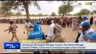 Aid groups warn of serious hunger crisis in Sudan