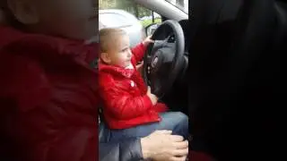 блондинка за рулем