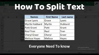 How To Split Text with formula | Everyone Need To Know | Learn with Excel Keys