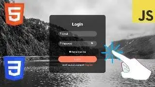 Animated Login Form using HTML, CSS & JS
