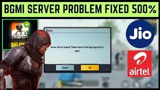 BGMI Server not respond problem | BGMI unable to connect to server | Bgmi network problem