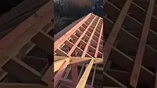 вальмовая крыша стропильная часть
