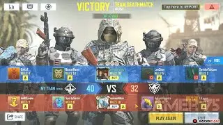 Call of Duty Mobile Gameloop Gameplay / Team Death Match { TDM } / 19 Kills