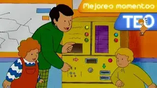 TEO (Español) - Teo y Pablo viajan en metro | Mejor Momento |