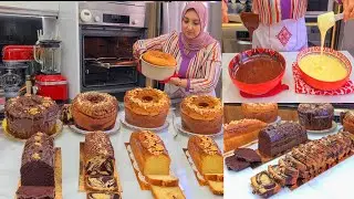 With one mixture and without dust, daily cakes,with the secret of the puffiness of the bakery cake,