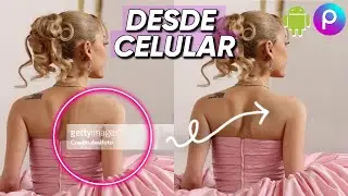 COMO QUITAR LA MARCA DE AGUA A FOTOS GRATIS DESDE EL CELULAR | Herramienta clonar Picsart 2024