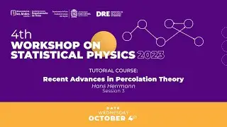 Recent Advances in Percolation Theory - Hans Herrmann | Session 03