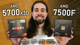 R7 5700X3D vs R5 7500F vs R5 7600X - Productivity & Gaming Benchmarks