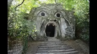 Stairs in unsettling spaces with scary music
