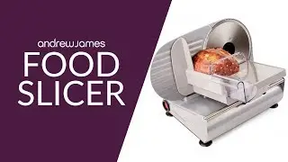 Bring the deli to your own home with this Andrew James - 19cm Precision Food Slicer