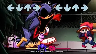 FNF - Left unchecked but Lord X sings it VS SONIC FULL HORROR MOD