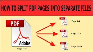 📃 How To Split PDF Pages Into Separate Files