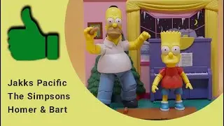 Jakks Pacific The Simpsons Homer and Bart Figures Review