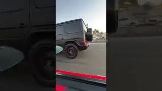 Matte Black Mercedes G63 700HP VS Red Lotus Exige Roadster 500HP