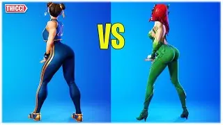 WHO GOT THE BETTER🍑 IN FORTNITE ? CHUN-LI vs POISON IVY ❤️