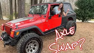 New Jeep Upgrades and AXLE SWAP Plans!
