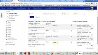 MOODLE - how to clear student enrollments
