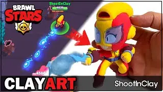 [brawlstars]how to make new brawler MAX from soft clay (Clay art)
