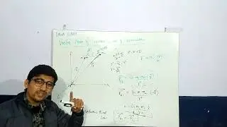 Vector form of Law of Gravitation with solved example