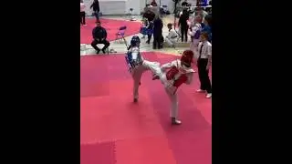 Taekwondo girl knockout