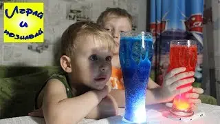 Лавовая лампа своими руками для детей.