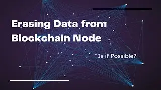 Erasing Data from Blockchain Node - Is it Possible?