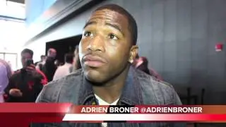 ADRIEN BRONER CLEARS RUMORS OF BEING KNOCKED OUT DEFENDS FLOYD MAYWEATHER JR ON BLACK EYE
