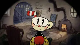 CUPHEAD TOOK OVER THE GAME? (Visual novel parody) | Cuphead Glitch AU