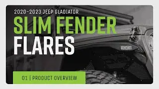 2020-2023 Jeep Wrangler JT | Slim Fender Flares