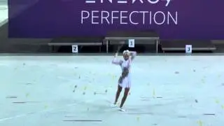 ME Brno 2015 Kristýnka Kunčarová,solo baton kadetky  TS LB Jeseník
