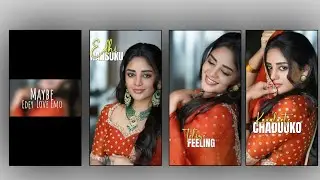 💖 Bahusha Edhenemo Love | Manasuku Matrame Telise Feeling Song | Heart Touching Alight Motion Edit