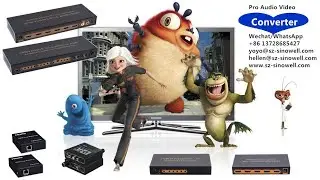 Sinowell Digital to Analog Converter Coaxial or Toslink to L/R analog converter ( HDMI Converter  )