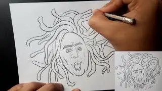 Как нарисовать Медузу Горгону