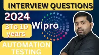 Wipro Interview Questions For Automation Test Engineer|Java|Selenium|API