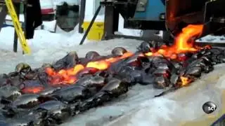 Что будет, если вылить лаву на лёд