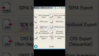 Exporting Data using Field Genius Windows