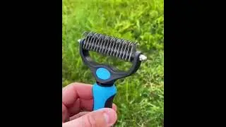 The Deshedding Tool for pets hair.