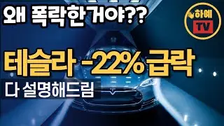테슬라 급락, 나스닥 급락, 도대체 무슨 일이 벌어지고 있는걸까? feat. 설명해드림.