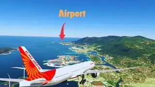 RNP Approach at @seychellesinternationalair3975 | Full Flight from Mumbai to Mahe Airport