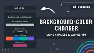 Incredibly random background color generator!