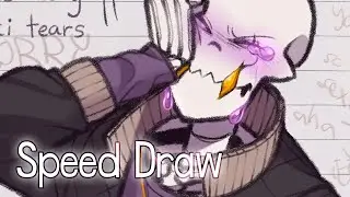 【Undertale】BHC Rus- Speed Draw【SAI】
