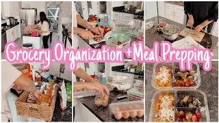Grocery Organization | Meal Prepping | Cooking & Baking | Quick Tidy Up