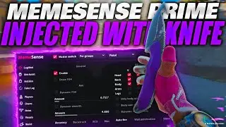 Injected CS2 CHEATS With $170 KNIFE (Memesense)