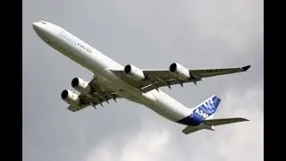 Airbus A340-600 Rare Flight Display with High Alpha Pass!